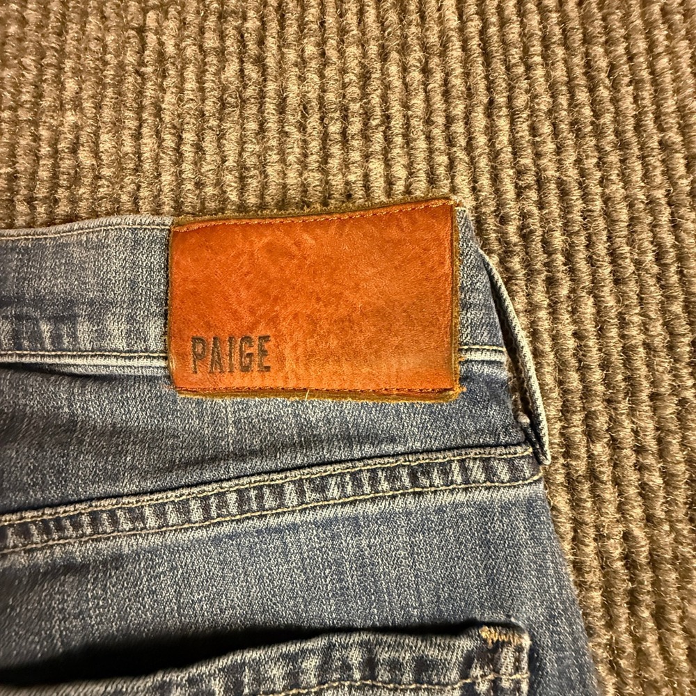 Paige Federal Slim Straight Jeans Mens Size 30 Tudor Blue Wash M655212-880 Denim - Picture 12 of 15